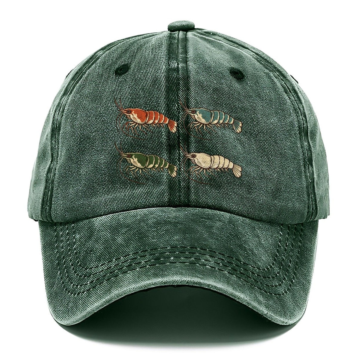 Shrimp Colour Study Aquarium Keeping Classic Cap – Forest Mist