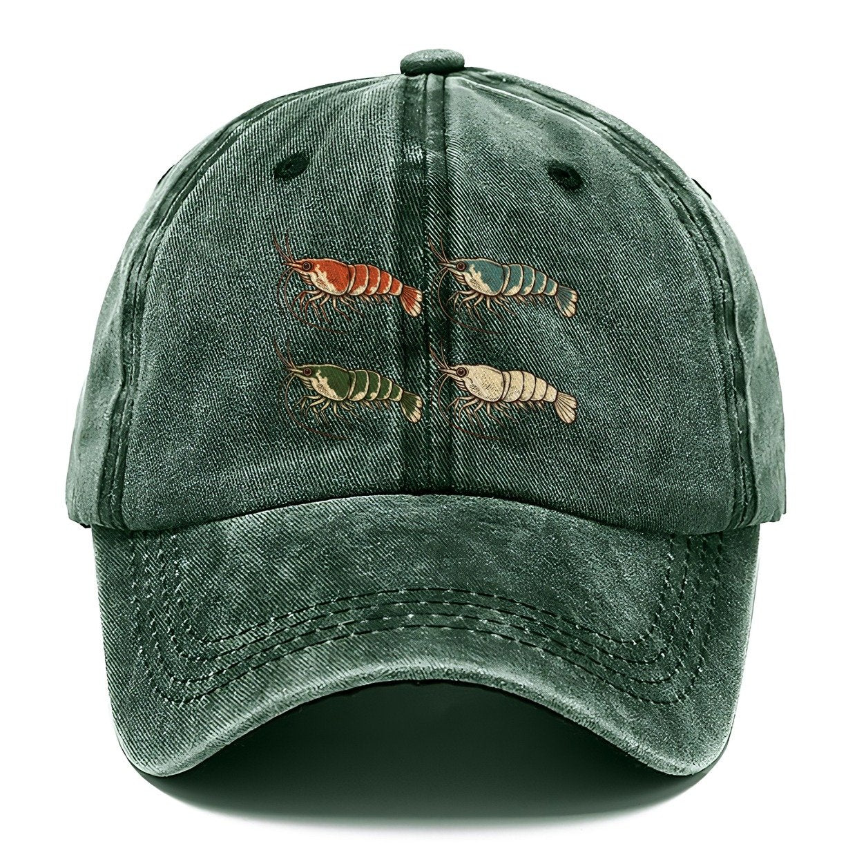 Shrimp Colour Study Aquarium Keeping Classic Cap – Forest Mist
