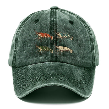 Shrimp Colour Study Aquarium Keeping Classic Cap – Forest Mist
