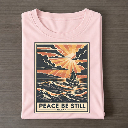 Peace Be Still Given Light Classic T-shirt – Pink