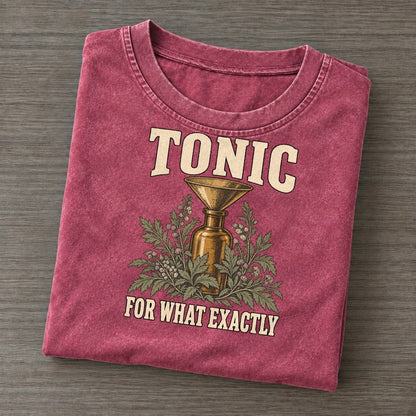 For What Exactly Botanical Warnings Vintage T-shirt – Raspberry