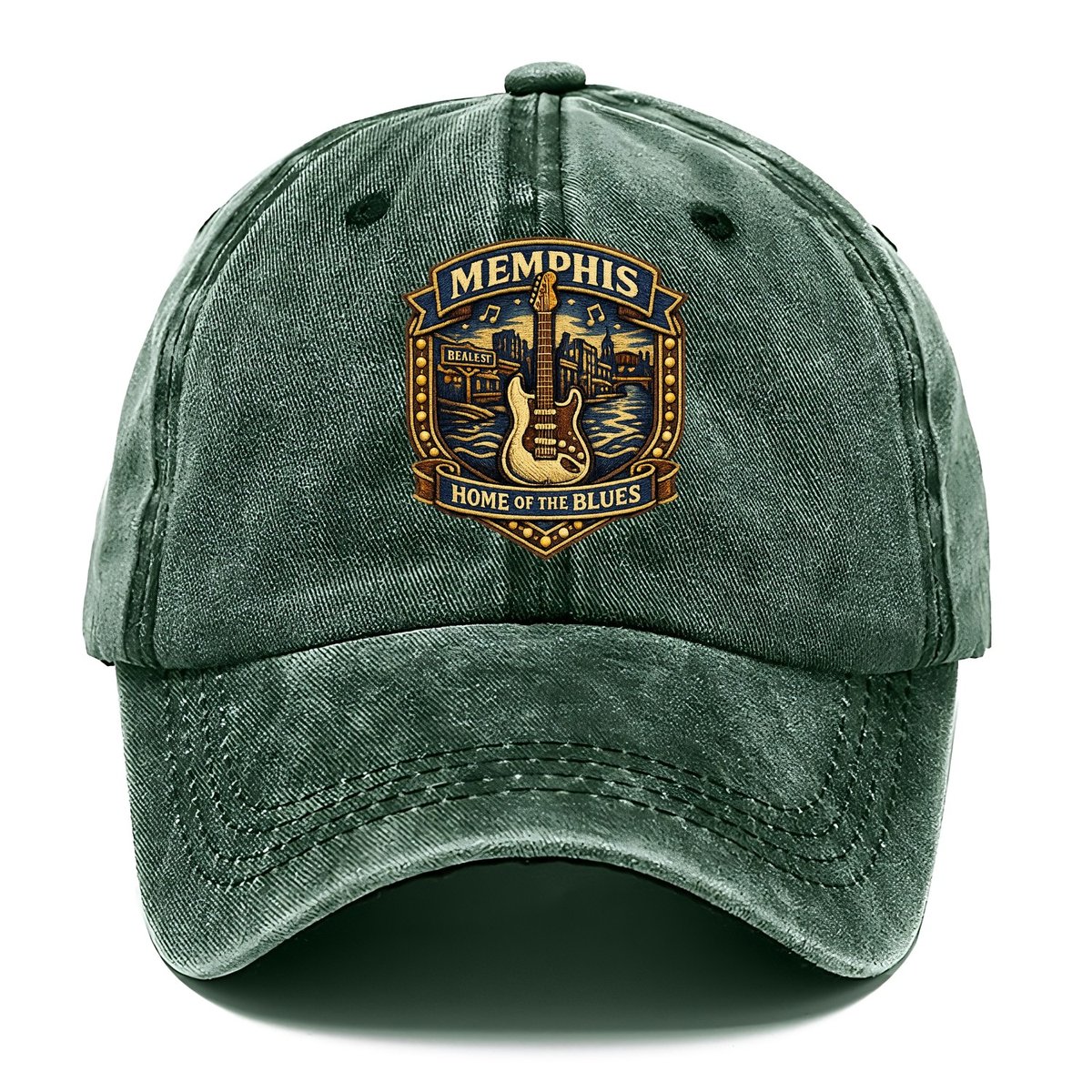 Memphis Blues Classic Cap – Forest Mist