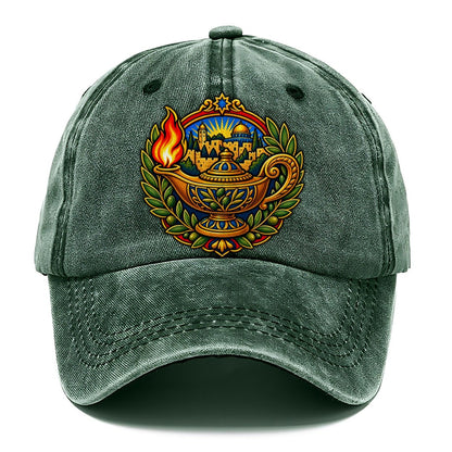 Ancient Oil Lamp Jerusalem Classic Cap – Forest Mist