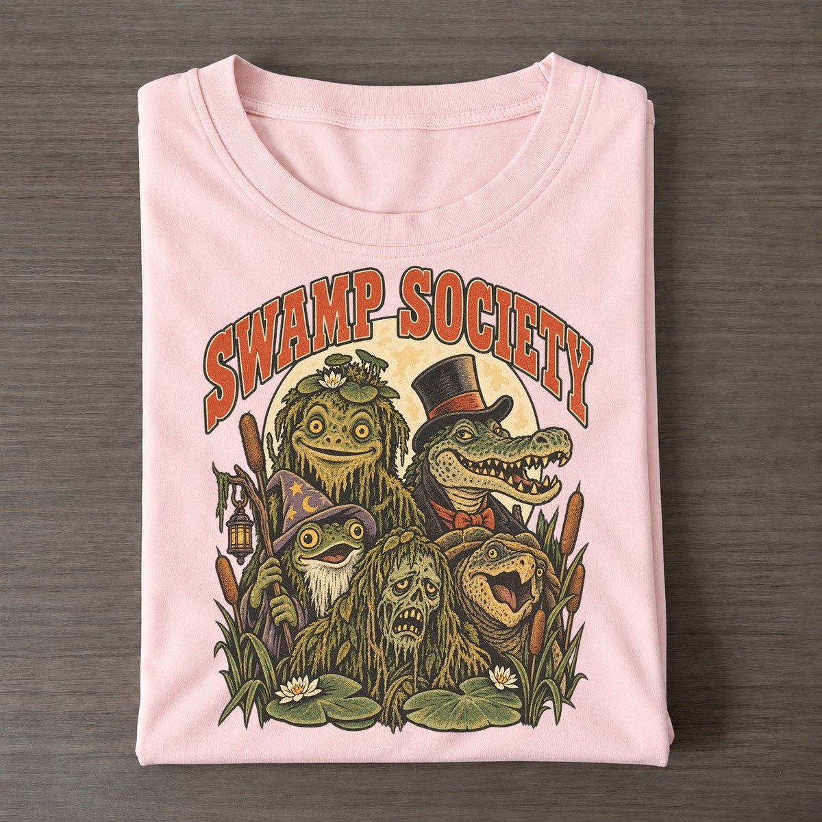 Swamp Society Ghoul Mixer Classic T-shirt – Pink