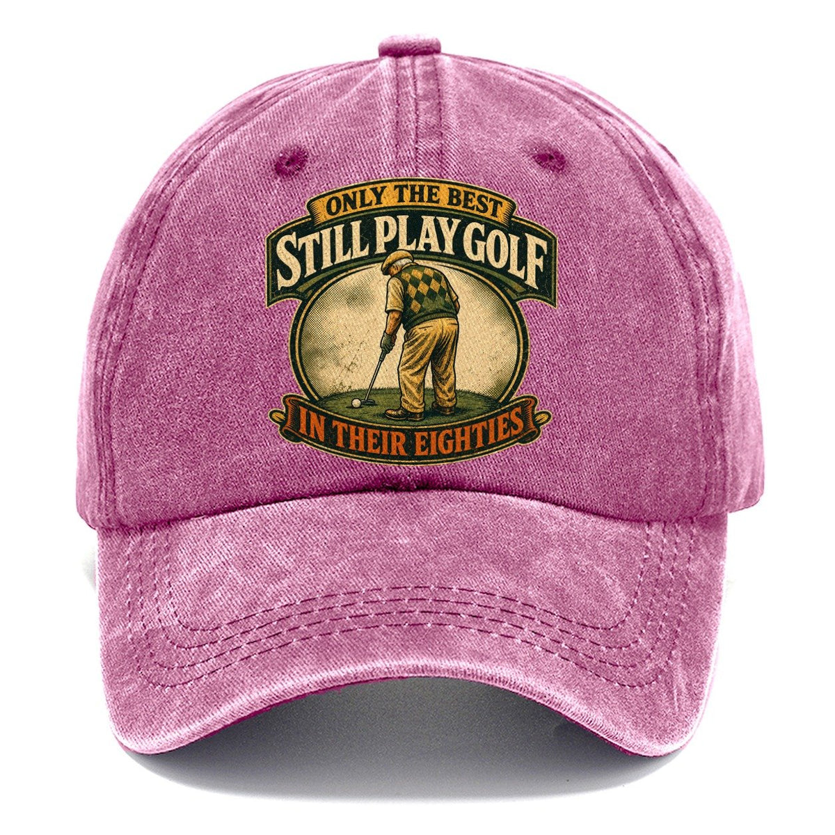 Still Play Golf in Their Eighties Classic Cap – Dusty Rose