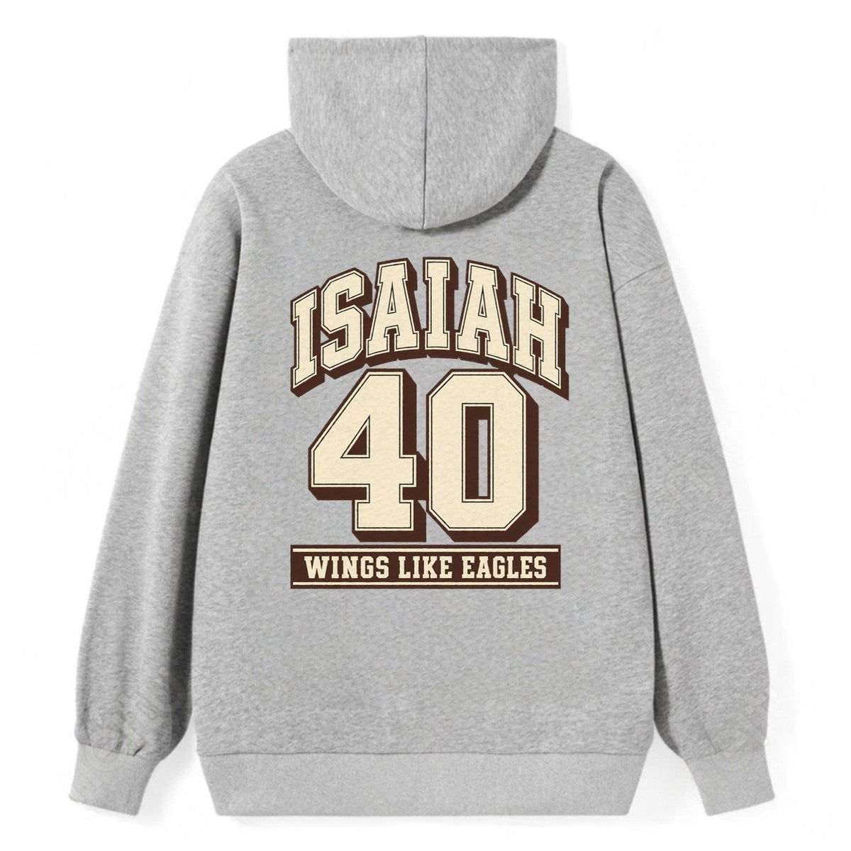 Isaiah 40 Varsity Chapel Varsity Classic Pullover Hoodie – Grey