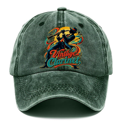 Vintage Clarinet Music Instruments Classic Cap – Forest Mist