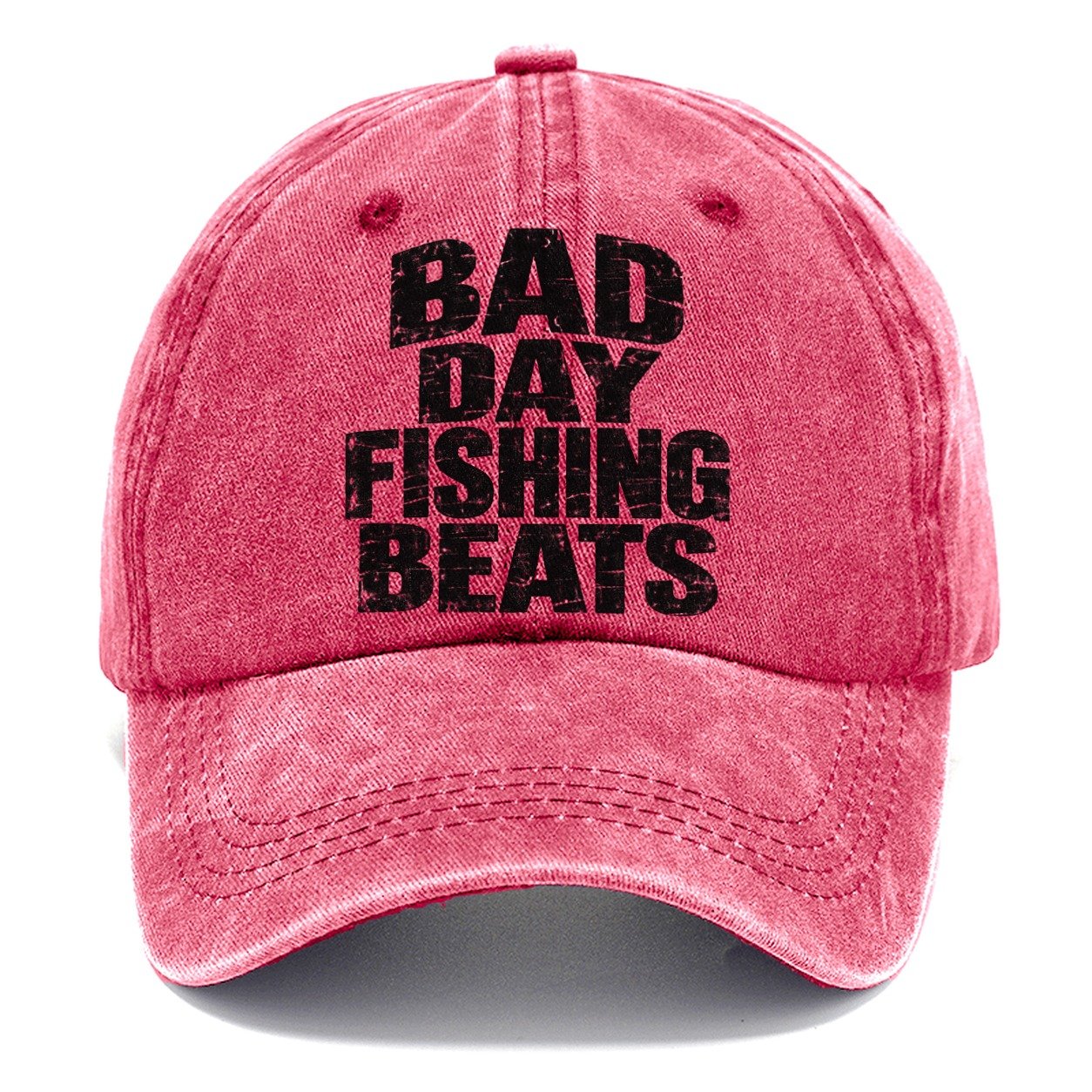 Bad Day Fishing Beats Fishing Club Classic Cap – Pomegranate Blush