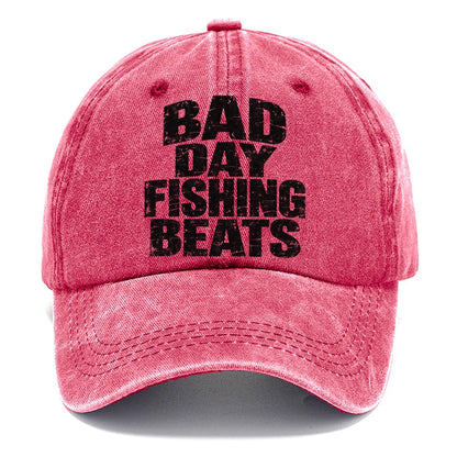 Bad Day Fishing Beats Fishing Club Classic Cap – Pomegranate Blush