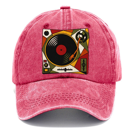 Dj Turntable Above Classic Cap – Pomegranate Blush