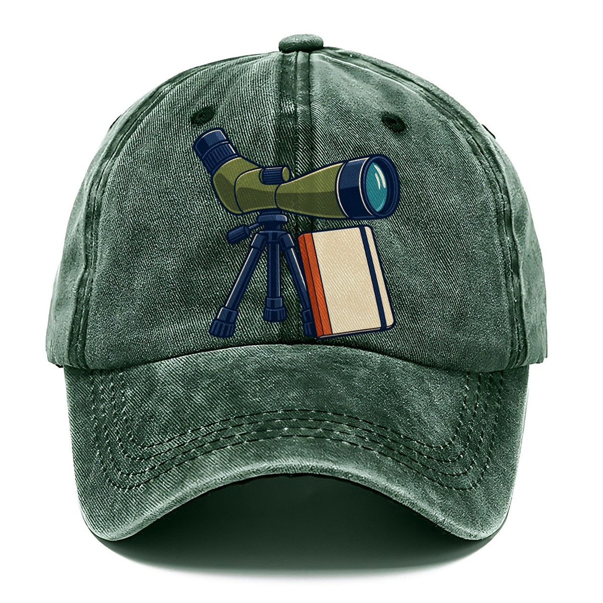 Spotting Scope And Notebook Birdwatching Classic Cap – Forest Mist