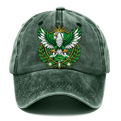 Nigeria Heraldic Crest Country Logos Classic Cap – Forest Mist