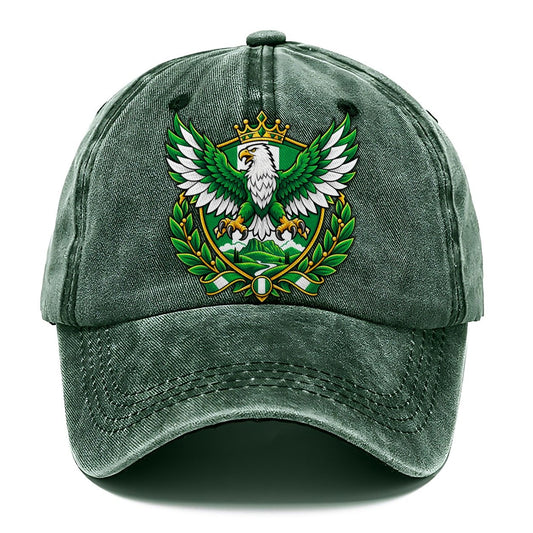 Nigeria Heraldic Crest Country Logos Classic Cap – Forest Mist