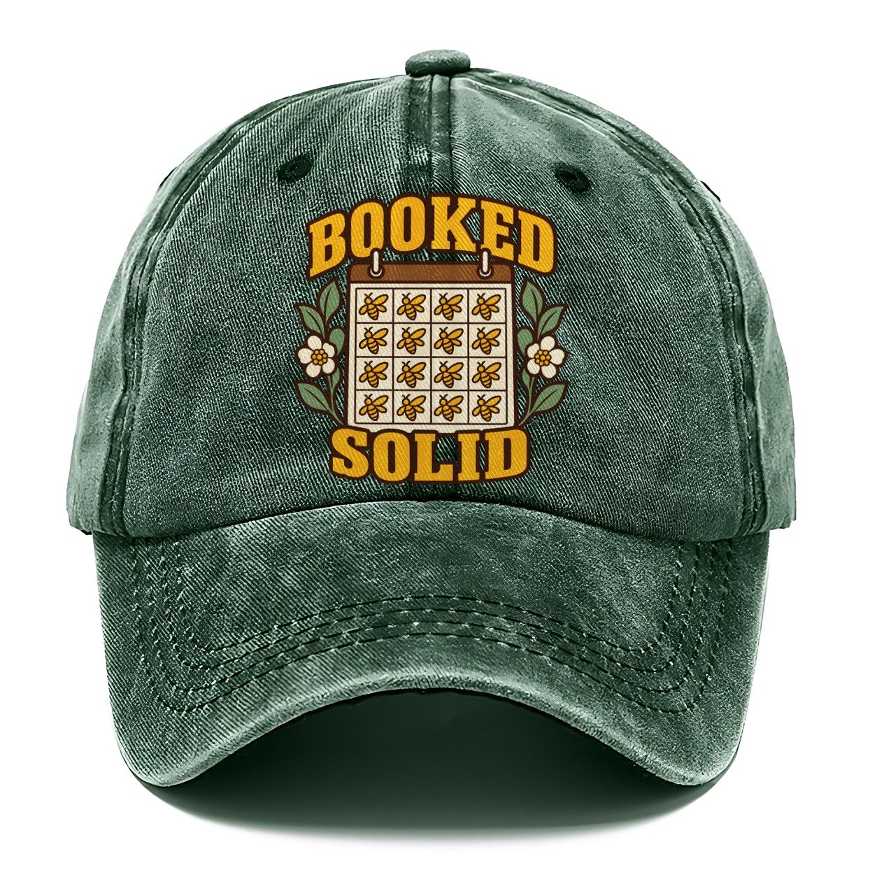 Booked Solid Beekeeping Classic Cap – Forest Mist