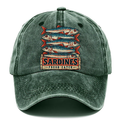 Sardine Crate Label Fishing Club Classic Cap – Forest Mist