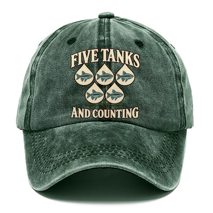 Five Tanks And Counting Aquarium Keeping Classic Cap – Forest Mist