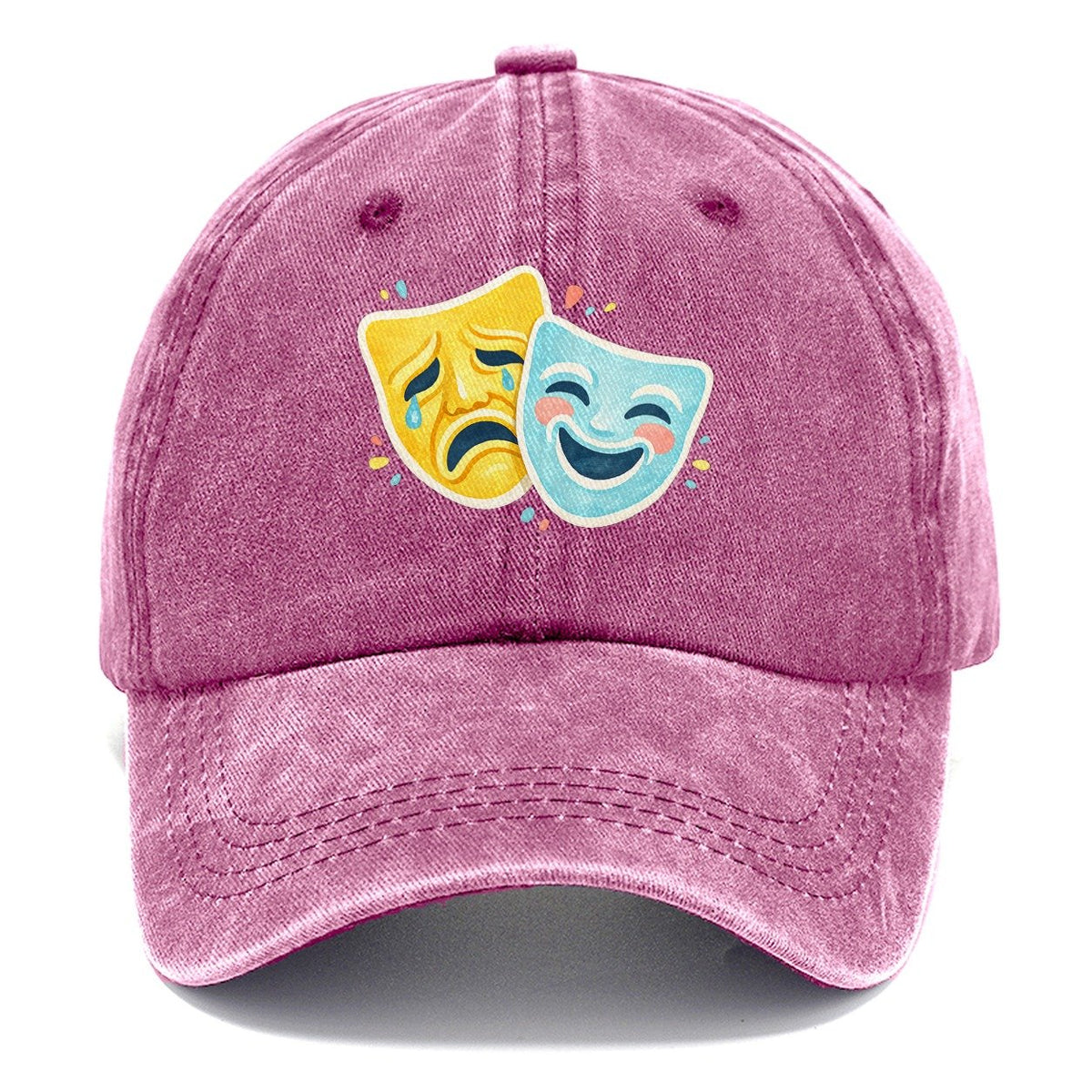 Black Labrador Portrait Classic Cap – Dusty Rose
