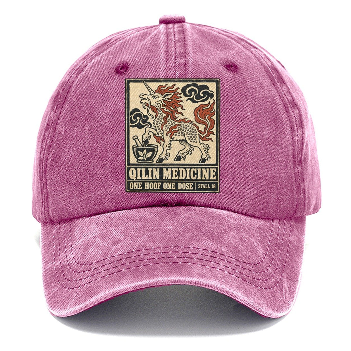 Kirin Medicine Yokai Night Market Classic Cap – Dusty Rose
