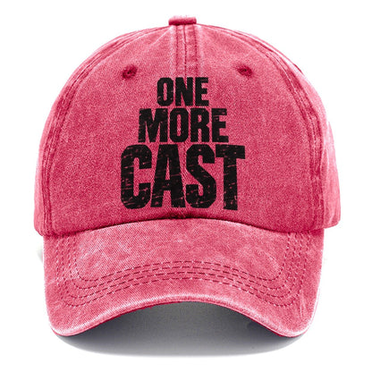 One More Cast Fishing Club Classic Cap – Pomegranate Blush