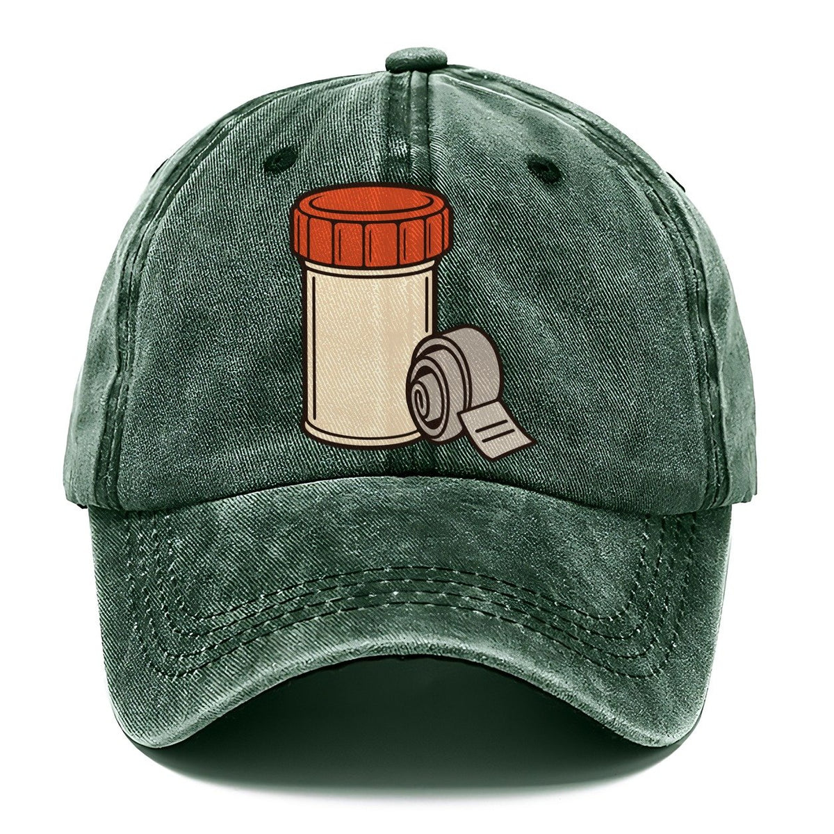 Micro Tube And Log Roll Geocaching Classic Cap – Forest Mist