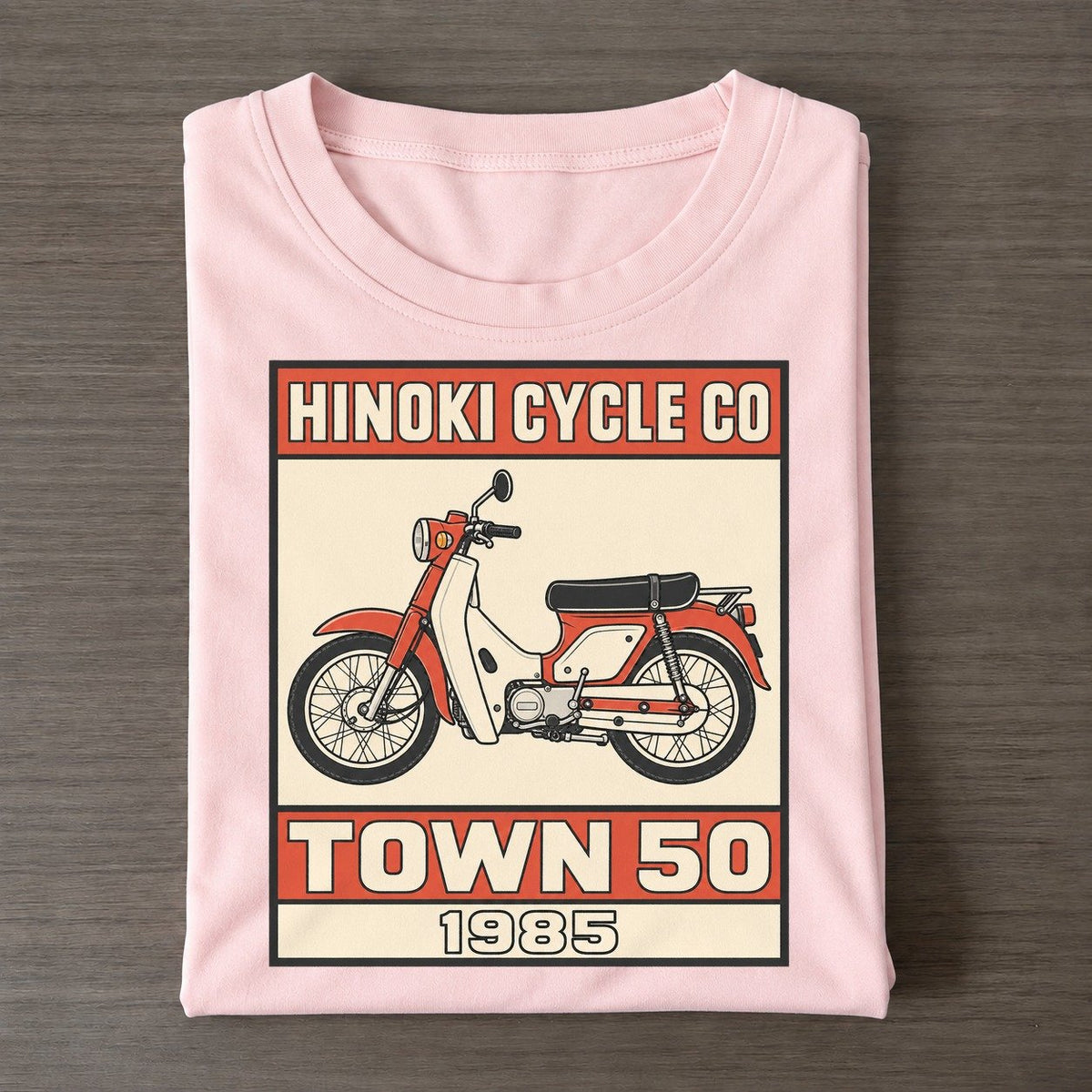 Hibari Town 50 Showa Speed Plates Classic T-shirt – Pink