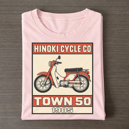 Hibari Town 50 Showa Speed Plates Classic T-shirt – Pink