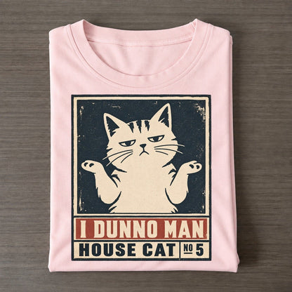 I Dunno Man Neko Says No Classic T-shirt – Pink