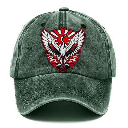 Japan Minimal Emblem Country Logos Classic Cap – Forest Mist
