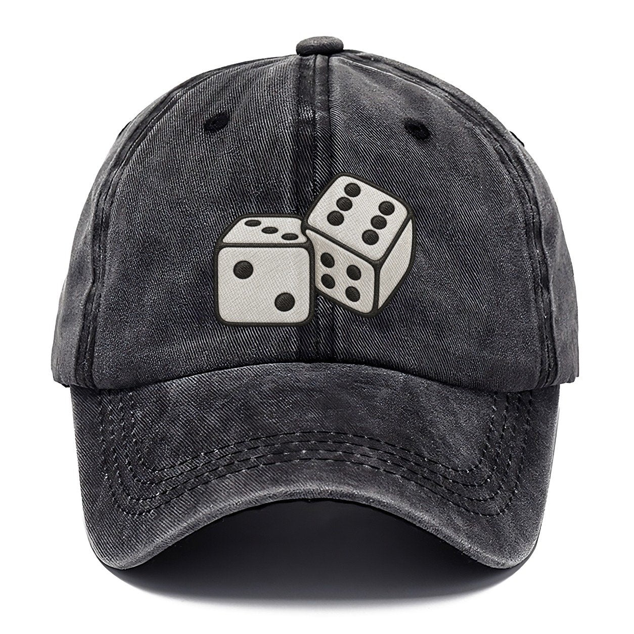 Pair Of White Dice Board Games Classic Cap – Graphite