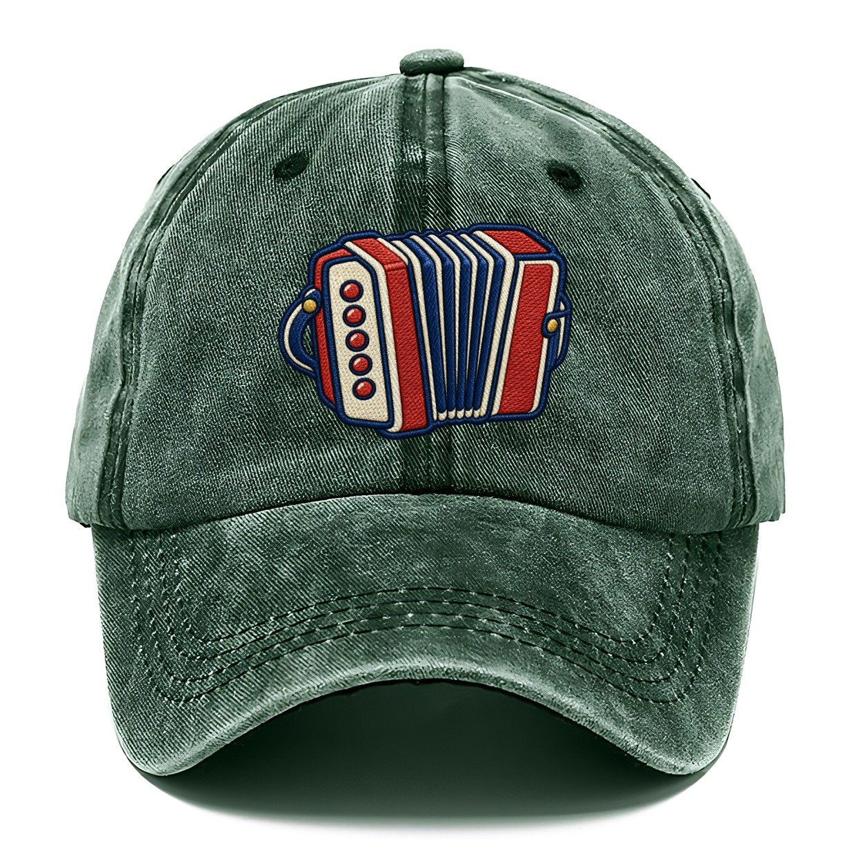 Button Accordion Tiny Solo Marks Classic Cap – Forest Mist