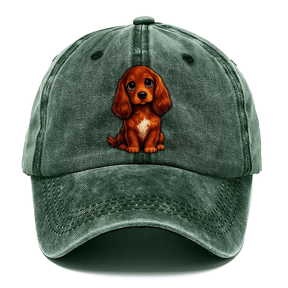 Irish Setter Sitting Sweetheart Classic Cap – Forest Mist