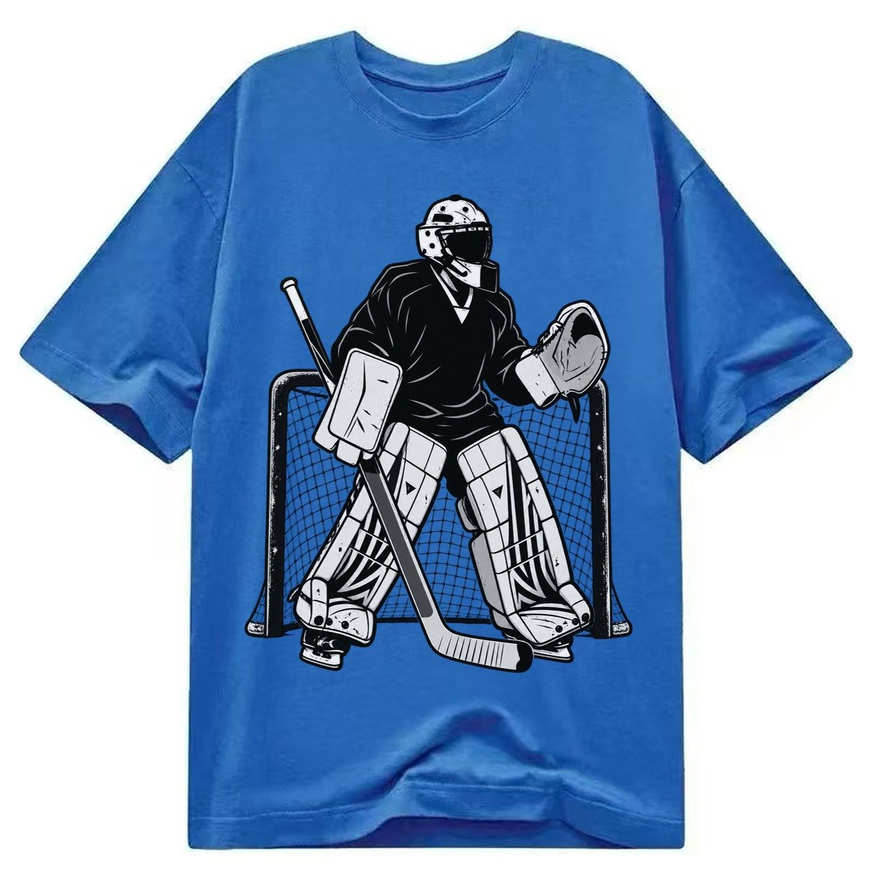 Hockey Goalie Classic T-shirt – Blue