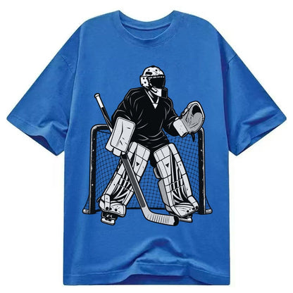 Hockey Goalie Classic T-shirt – Blue