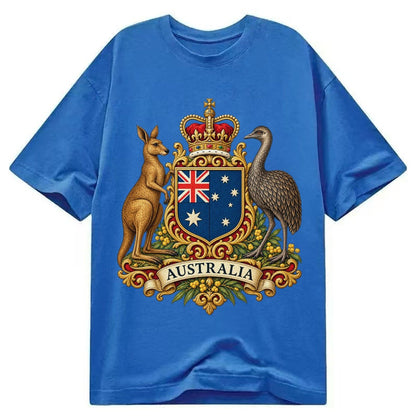 Heritage Coat Badge Classic T-shirt – Blue