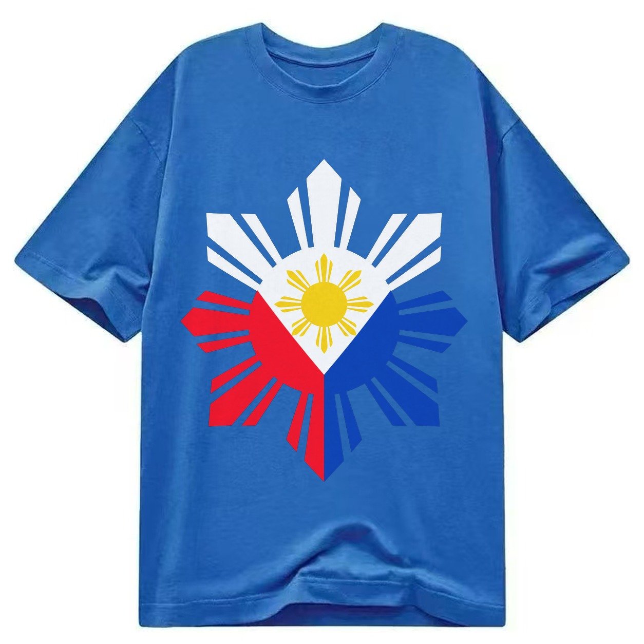 Philippines Iconic Sun And Stars Classic T-shirt – Blue