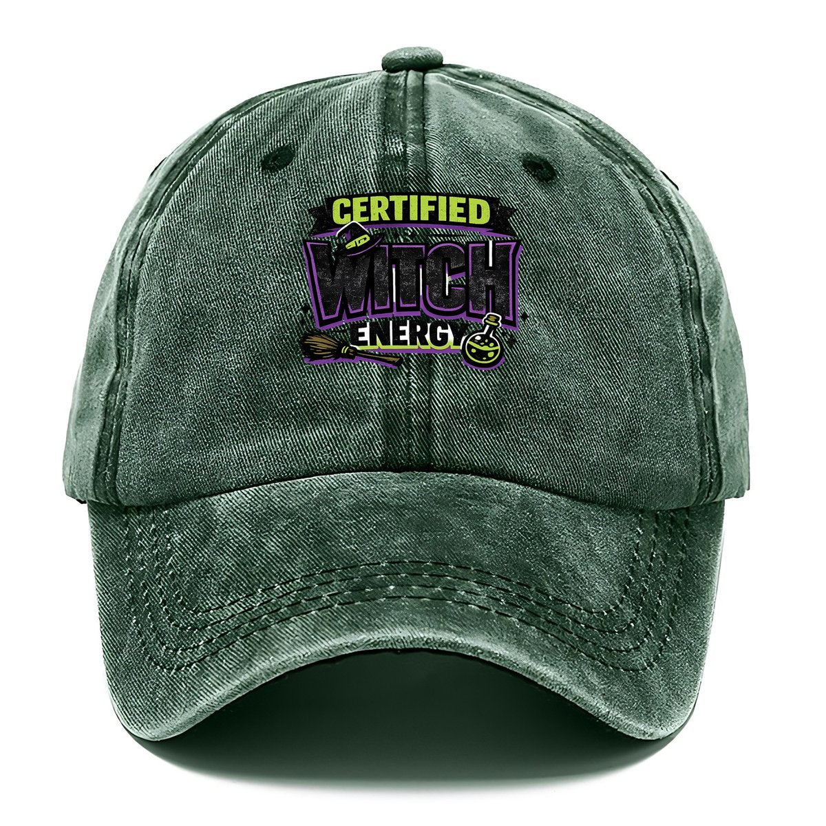 Certified Witch Energy Classic Cap – Forest Mist