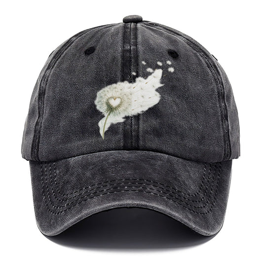 Claddagh Symbol Washed Classic Cap – Graphite