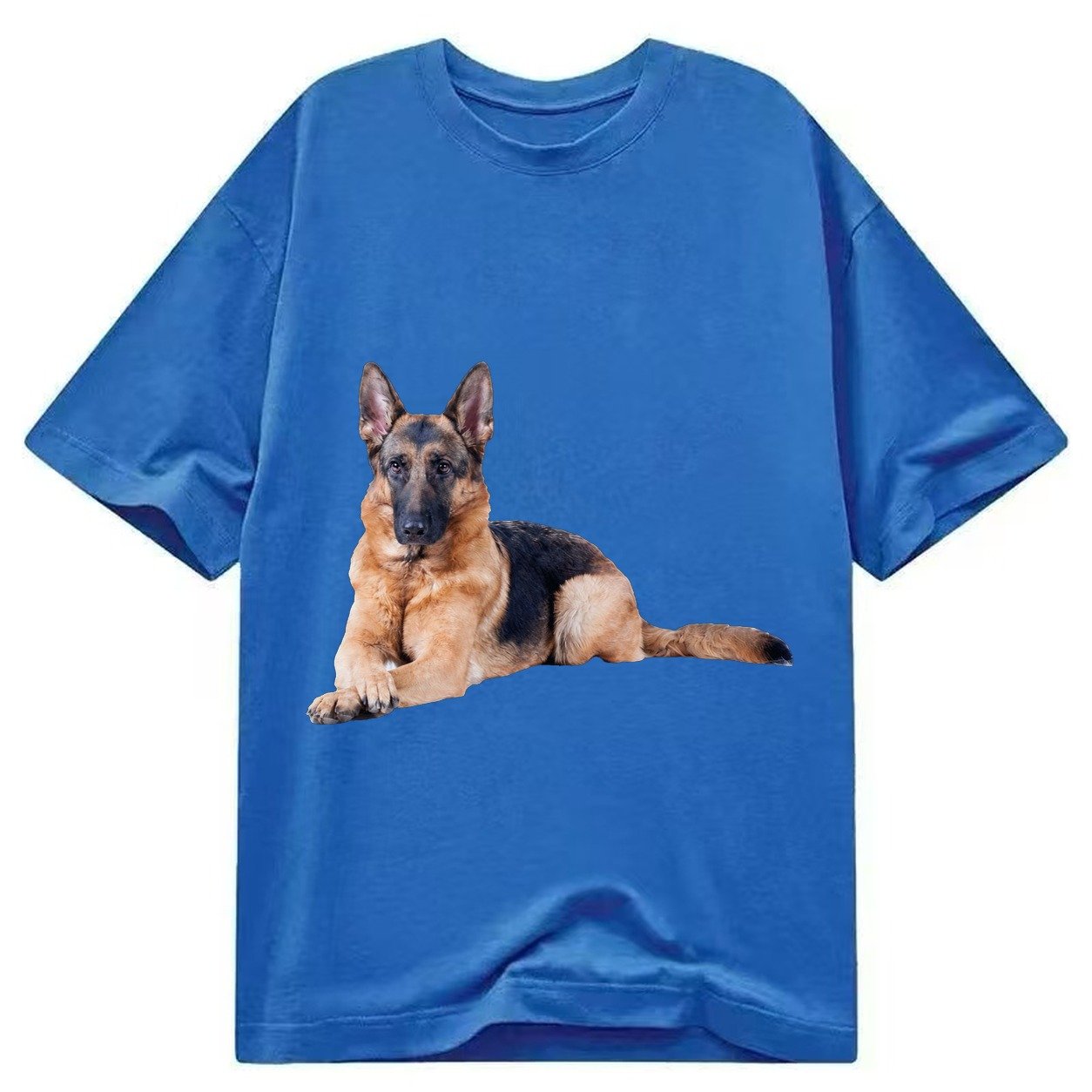 German Shepherd Chatgpt V1 Classic T-shirt – Blue