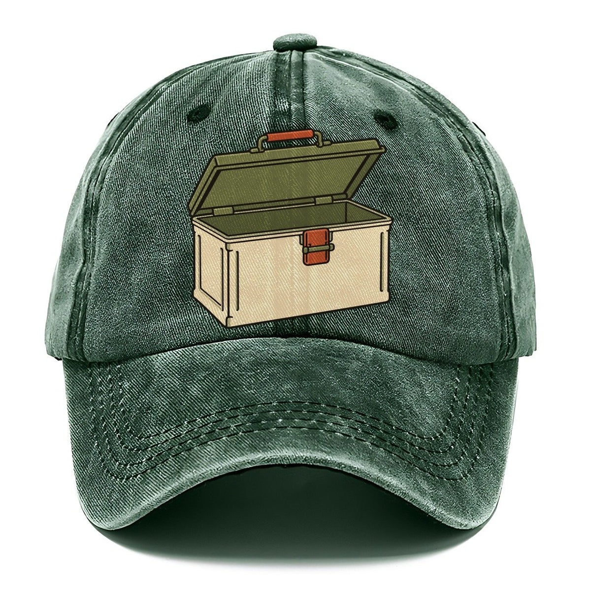 Ammo Box Three Quarter Geocaching Classic Cap – Forest Mist