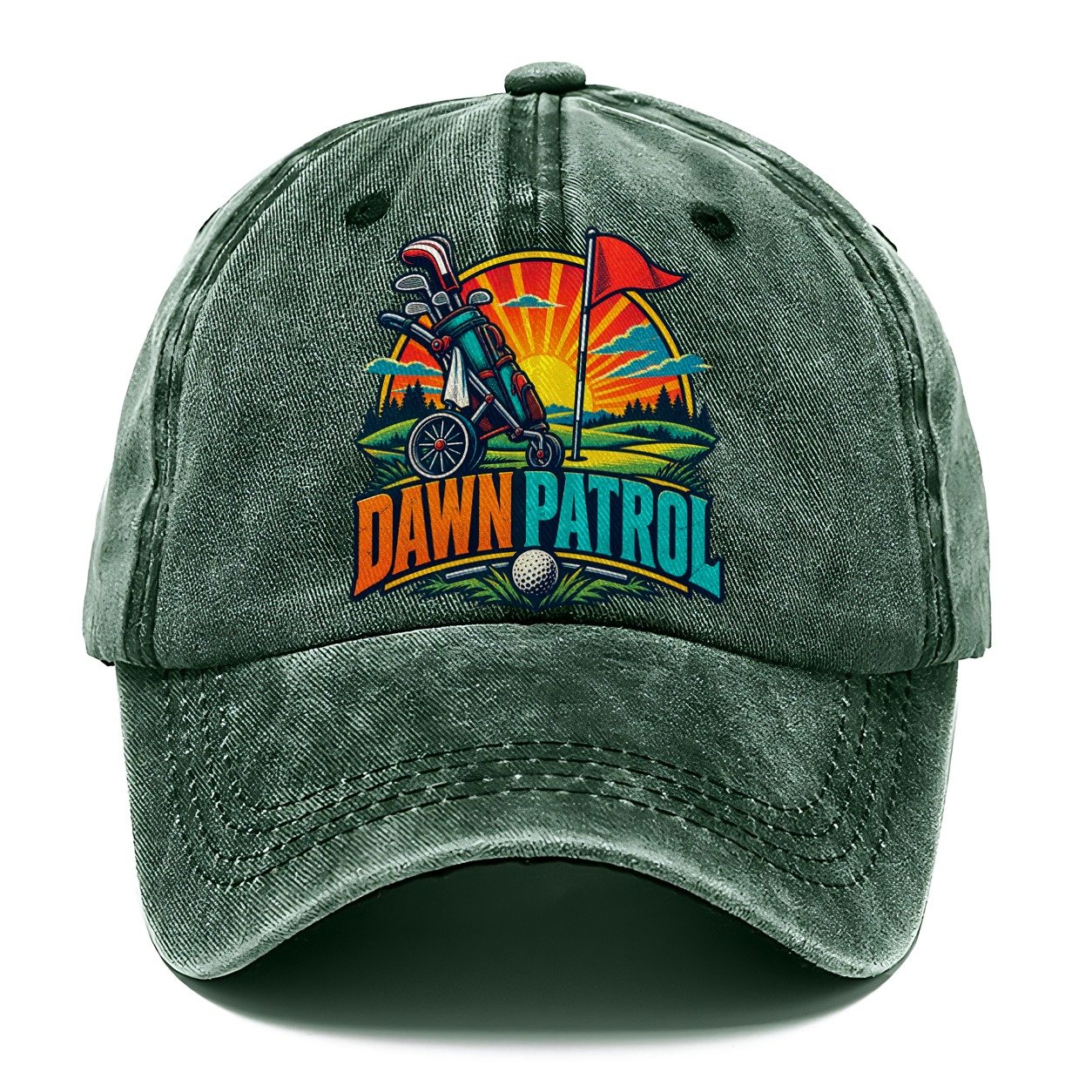 Dawn Patrol Golf Life Classic Cap – Forest Mist