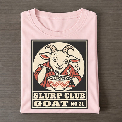 Goat Anything Slurp Club Classic T-shirt – Pink