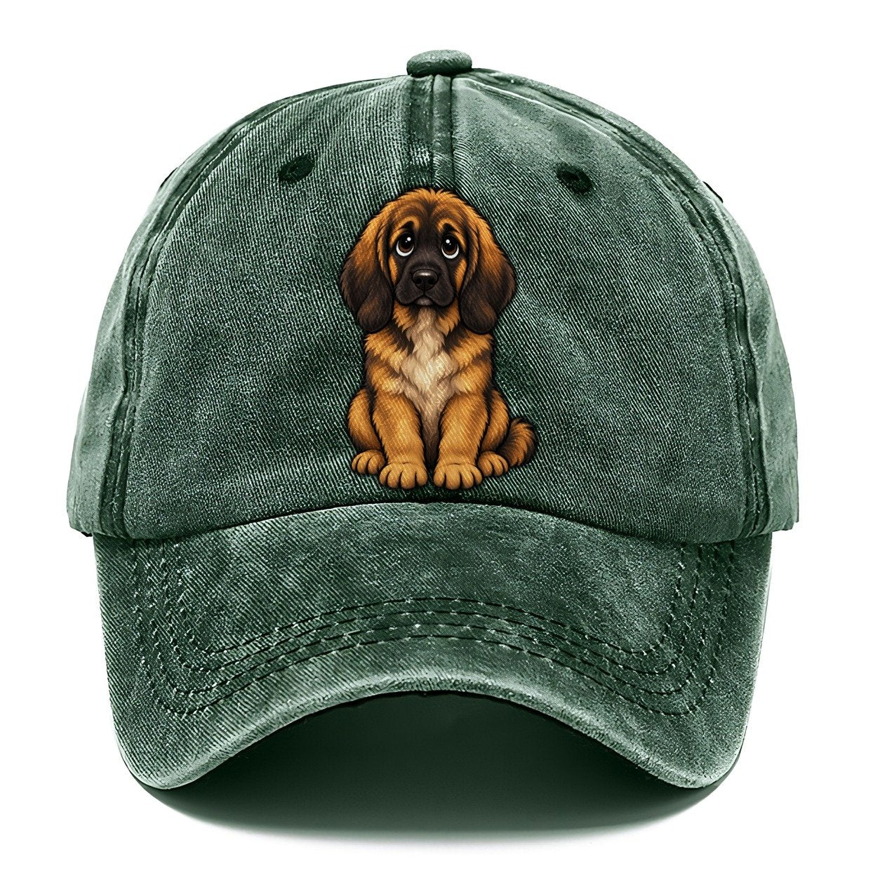 Leonberger Sitting Sweetheart Classic Cap – Forest Mist