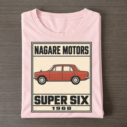 Nagare Super Showa Speed Plates Classic T-shirt – Pink