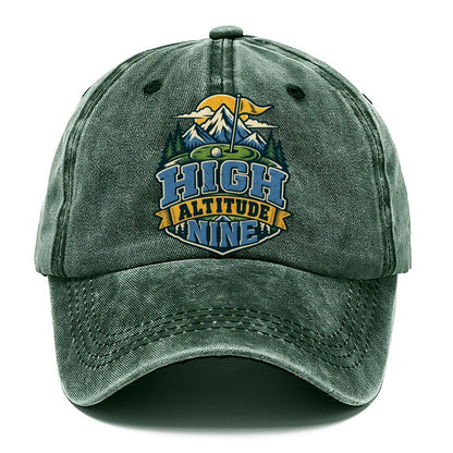 High Altitude Nine Golf Life Classic Cap – Forest Mist