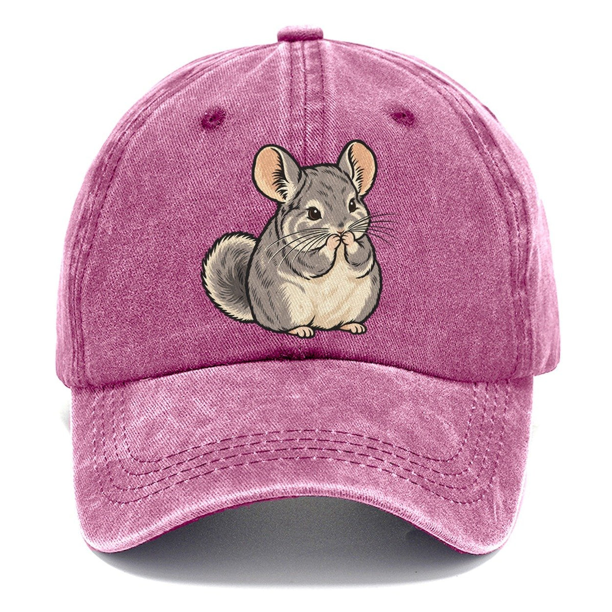 Chinchilla Whisker Wash Small Pet Logos Classic Cap – Dusty Rose