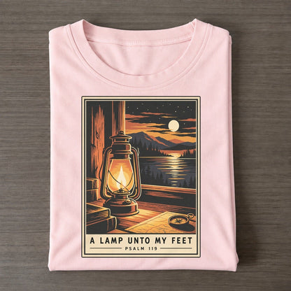 A Lamp Unto My Given Light Classic T-shirt – Pink