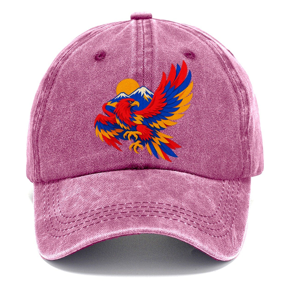 Eagle Over Mountain Sun Classic Cap – Dusty Rose