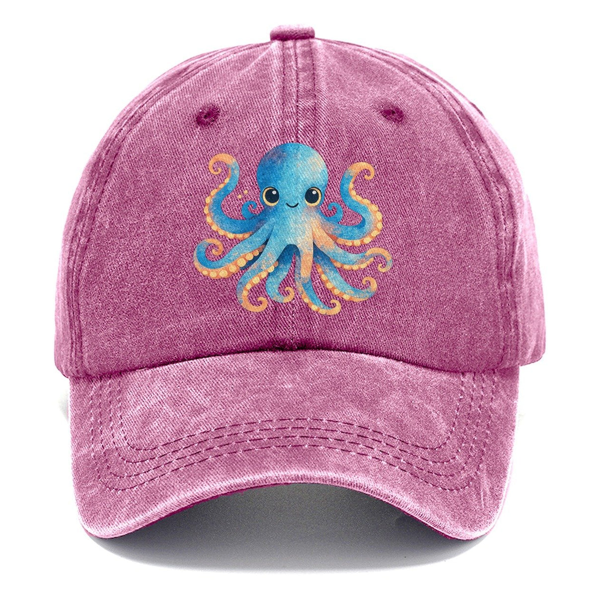 Cute Octopus Creature Classic Cap – Dusty Rose