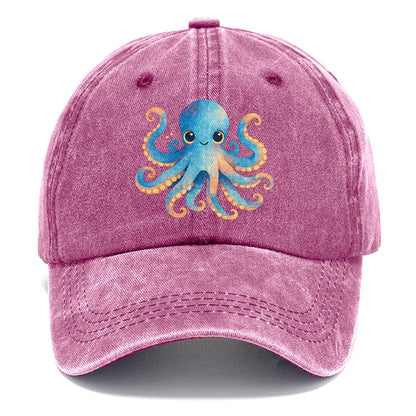 Cute Octopus Creature Classic Cap – Dusty Rose