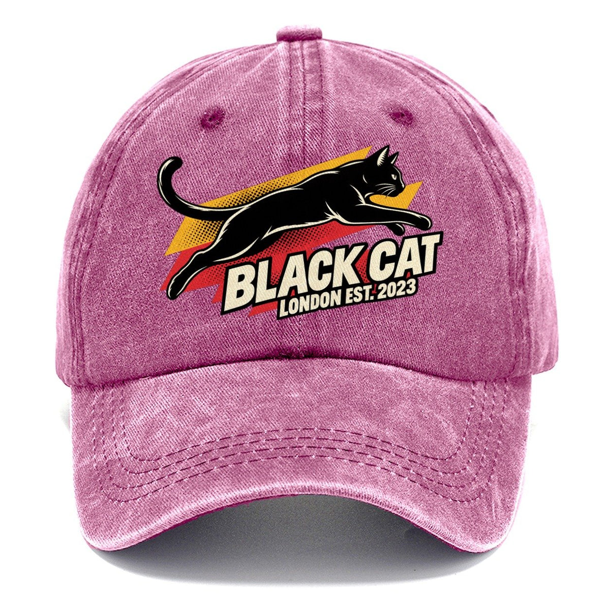 Black Cat London Pop Art Classic Cap – Dusty Rose